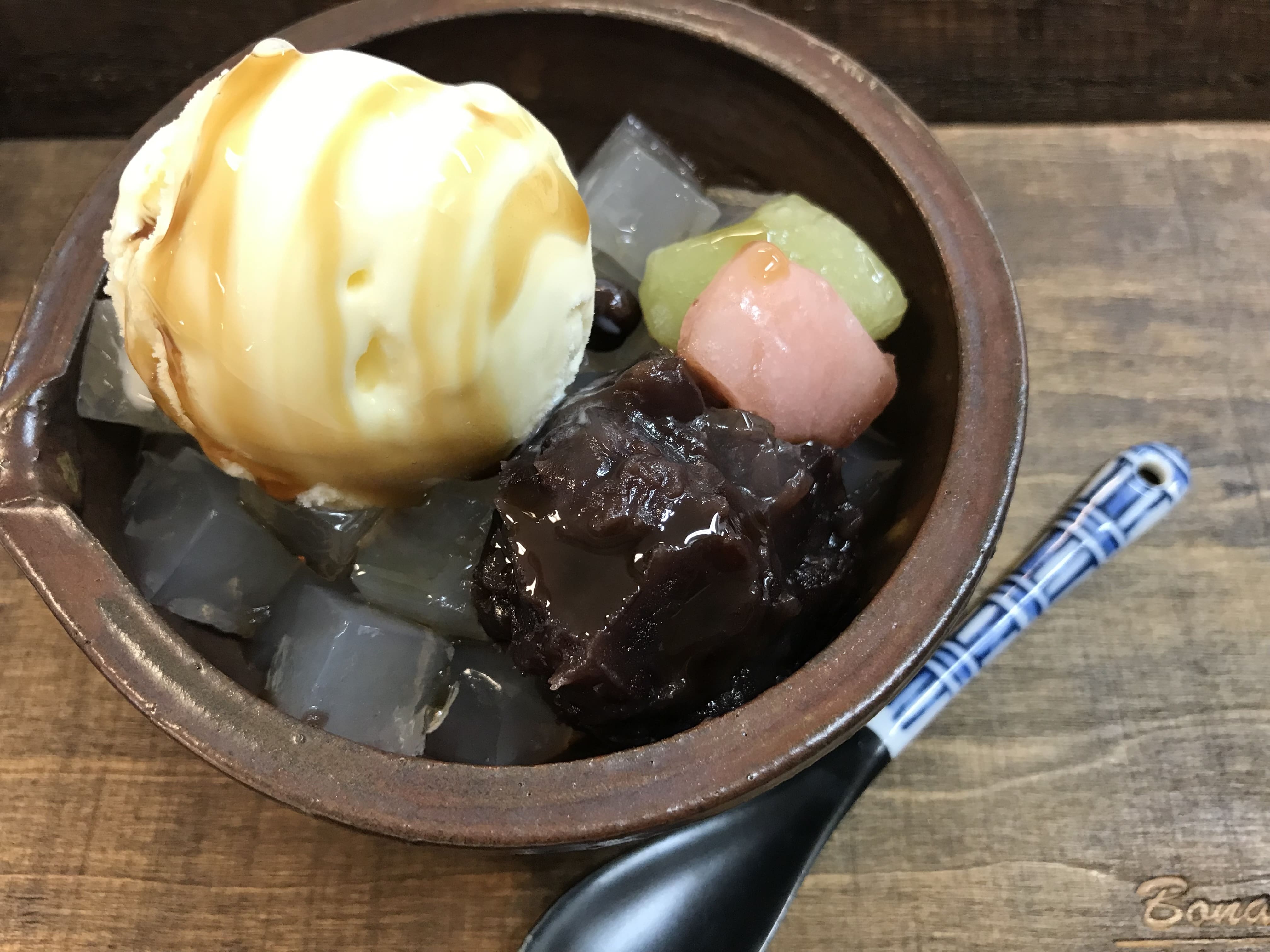 クリームあんみつの画像